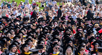 Image of crowd at commencement