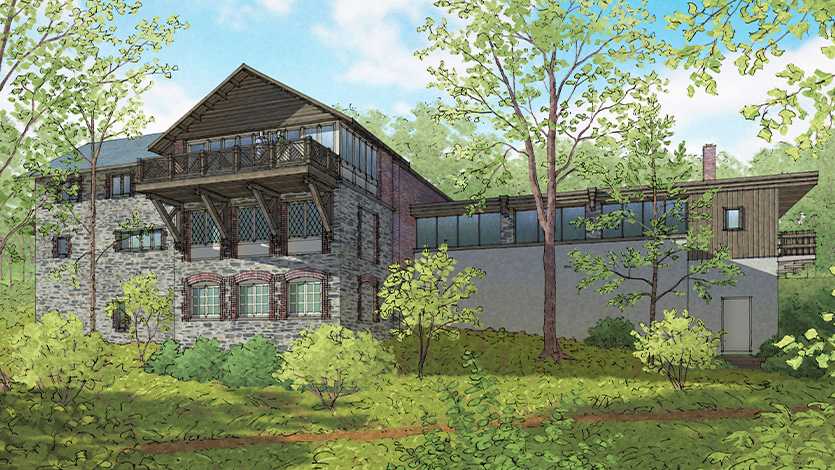 Rendering of renovated St. Ann's.