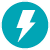 Image of lightning bolt.