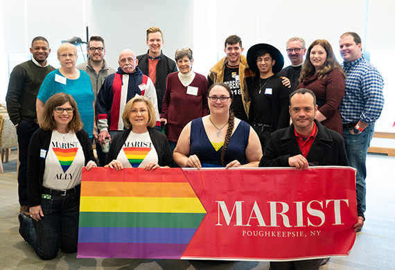 An image of LGBTQ+ Members at Marist