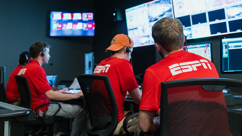 Athletics and academics come together in Marist’s new ESPN Teaching Control Room.