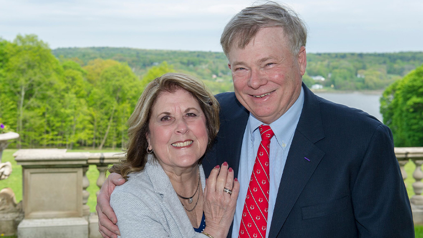 Dr. James M. Johnson and Lois S. Johnson. Photo courtesy of the Hudson River Valley Institute