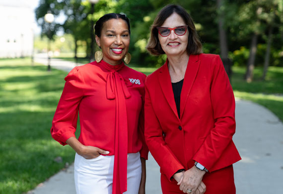 Image of Dr. Maurya Glade and Dr. Katharine Dill.