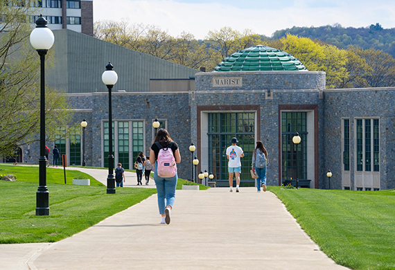 An image of a nice day at Marist