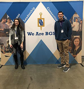 Seniors Brendan McCarthy and Jessica Kruszewski