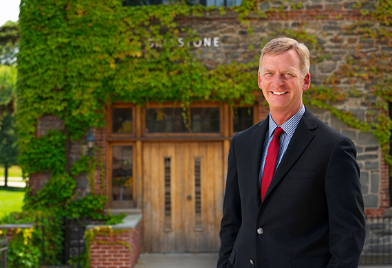 President Kevin Weinman at Greystone. Photo by Carlo de Jesus/Marist College.