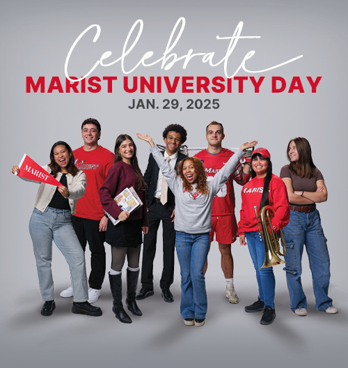 Image of Marist University Day Celebration banner