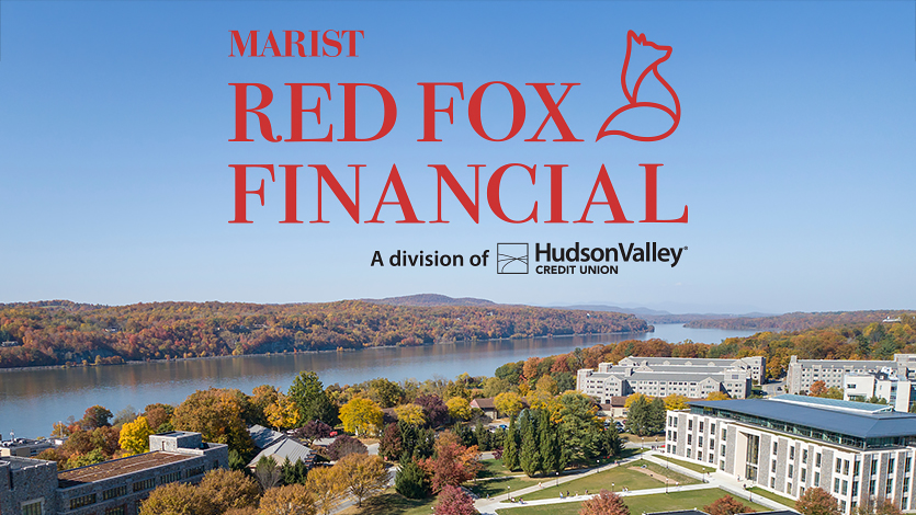 Image of Dyson Center with Red Fox Financial logo overlaid.