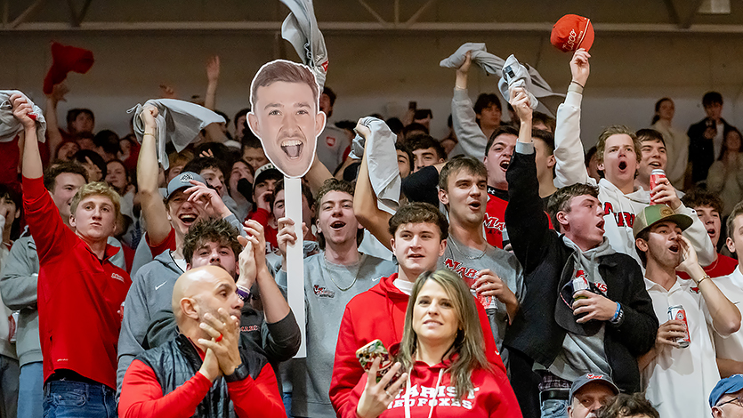 Image of crowds inside McCann Arena.