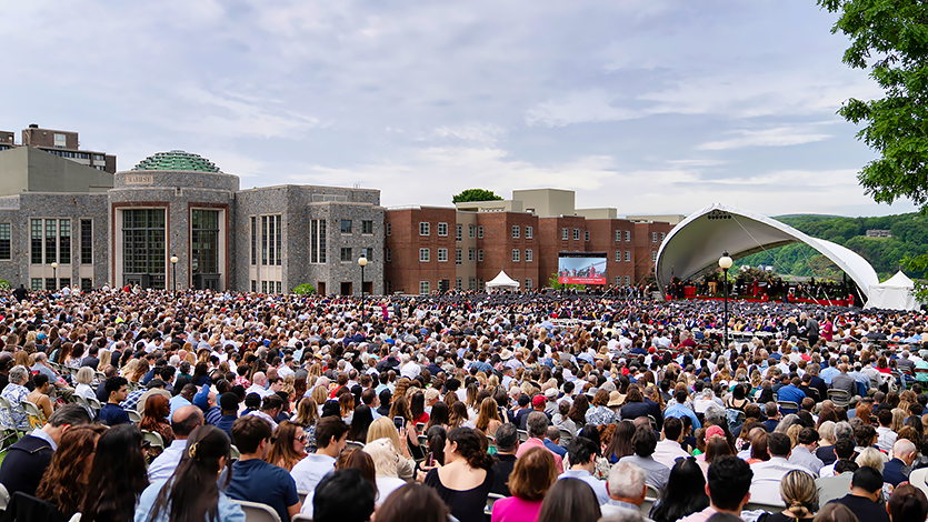 Image of Marist Undergraduate Commencement in 2024.