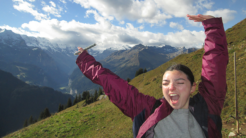 Image of Cira in the Swiss Alps.