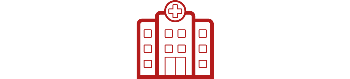 Image of a building icon denoting clinical site locations.