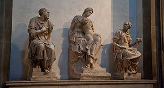 Image of three statues