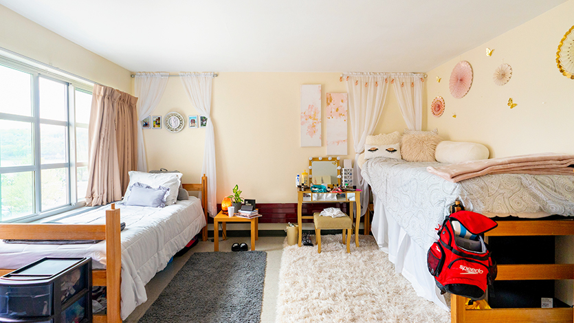 Image of a living area in Lower New Townhouses.