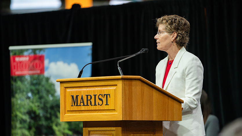 Image of Dr. Kodat at Convocation 