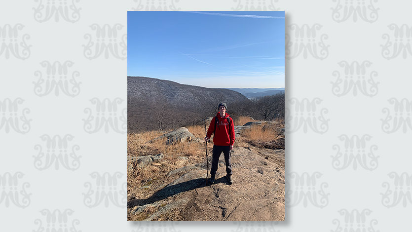 Image of Jack at Breakneck Ridge. 