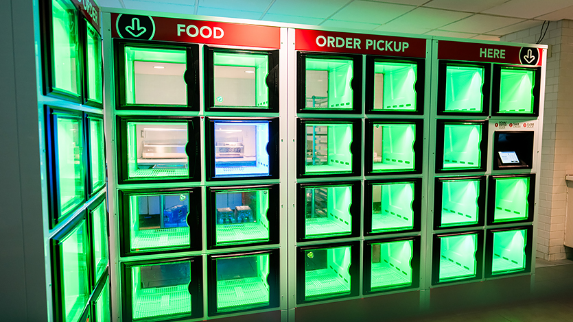 Image of Food Lockers. 