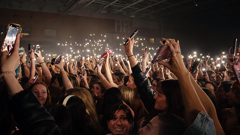 Students at The Driver Era, the Spring 2023 Concert.