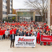 image of marist hunger walk