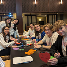 image of marist students at Spiritual Life and Service event